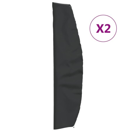 Sonnenschirmbezug 2 Stück Oxford Stoff 420D 265x50/70/40cm von , Abdeckungen für Gartenmöbel - Ref: Foro24-3203399, Preis: 43...