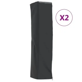 Heizturm-Abdeckungen, 2 Stück, Oxford 420D-Stoff, 58x58x228 cm. von , Abdeckungen für Gartenmöbel - Ref: Foro24-3203400, Prei...