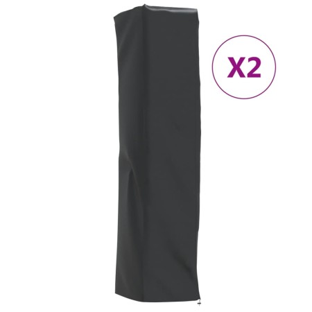Heizturm-Abdeckungen, 2 Stück, Oxford 420D-Stoff, 58x58x228 cm. von , Abdeckungen für Gartenmöbel - Ref: Foro24-3203400, Prei...