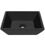 Lavabo cuadrado de cerámica negro 41,5x41,5x12 cm de vidaXL, Lavabos - Ref: Foro24-142739, Precio: 48,13 €, Descuento: %
