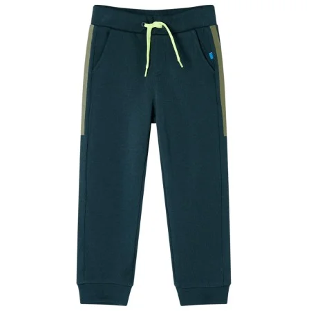 Moss Green Drawstring Children's Sweatpants 128 by , kids pants - Ref: Foro24-13422, Price: 10,22 €, Discount: %
