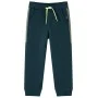 Moss Green Drawstring Children's Sweatpants 128 by , kids pants - Ref: Foro24-13422, Price: 10,22 €, Discount: %