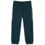 Moss Green Drawstring Children's Sweatpants 128 by , kids pants - Ref: Foro24-13422, Price: 10,22 €, Discount: %