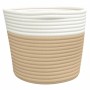 Storage baskets 2 units cotton beige and white Ø24x18 cm by , Baskets - Ref: Foro24-358455, Price: 21,32 €, Discount: %