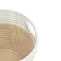 Storage baskets 2 units cotton beige and white Ø24x18 cm by , Baskets - Ref: Foro24-358455, Price: 21,32 €, Discount: %