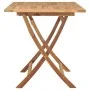 Mesa plegable de jardín madera maciza de teca 120x70x75 cm de vidaXL, Mesas de jardín - Ref: Foro24-44682, Precio: 158,27 €, ...