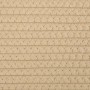 Cestas de almacenaje 2 uds algodón beige y blanco Ø24x18 cm