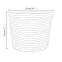 Storage baskets 2 units cotton beige and white Ø24x18 cm by , Baskets - Ref: Foro24-358455, Price: 17,05 €, Discount: %