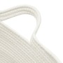 Wäschekorb aus grauer und weißer Baumwolle Ø60x36 cm von , Wäschekörbe - Ref: Foro24-358474, Preis: 30,54 €, Rabatt: %