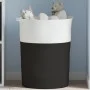 Cesta de almacenaje algodón negro y blanco Ø49x65 cm de , Cestas - Ref: Foro24-358495, Precio: 47,52 €, Descuento: %