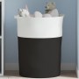 Cesta de almacenaje algodón negro y blanco Ø49x65 cm de , Cestas - Ref: Foro24-358495, Precio: 48,35 €, Descuento: %