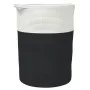 Cesta de almacenaje algodón negro y blanco Ø49x65 cm de , Cestas - Ref: Foro24-358495, Precio: 47,52 €, Descuento: %