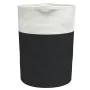 Cesta de almacenaje algodón negro y blanco Ø49x65 cm de , Cestas - Ref: Foro24-358495, Precio: 47,52 €, Descuento: %