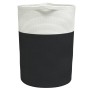 Cesta de almacenaje algodón negro y blanco Ø49x65 cm de , Cestas - Ref: Foro24-358495, Precio: 48,35 €, Descuento: %