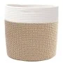 Aufbewahrungskörbe 2 Stück Baumwolle braun und weiß Ø28x28 cm von , Körbe - Ref: Foro24-358460, Preis: 37,62 €, Rabatt: %