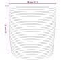 Storage baskets 2 units brown and white cotton Ø28x28 cm by , Baskets - Ref: Foro24-358460, Price: 38,53 €, Discount: %