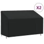 3-seater bench covers 2 pcs 420D Oxford fabric 165x70x65/94 cm by , Garden furniture covers - Ref: Foro24-3203371, Price: 55,...