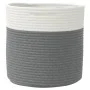 Aufbewahrungskörbe 2 Stück Baumwolle grau und weiß Ø28x18 cm von , Körbe - Ref: Foro24-358457, Preis: 27,33 €, Rabatt: %