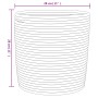 Storage baskets 2 units cotton gray and white Ø28x18 cm by , Baskets - Ref: Foro24-358457, Price: 29,44 €, Discount: %