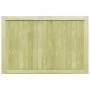 Wooden fence gates, 2 units of impregnated pine, 300x100 cm by vidaXL, garden gates - Ref: Foro24-45339, Price: 180,50 €, Dis...