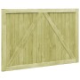 Wooden fence gates, 2 units of impregnated pine, 300x100 cm by vidaXL, garden gates - Ref: Foro24-45339, Price: 173,55 €, Dis...