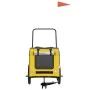 Fahrradanhänger für Hunde, Eisen-Oxford-Stoff, gelbgrau von , Kinderwagen für Haustiere - Ref: Foro24-93854, Preis: 101,00 €,...