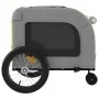 Fahrradanhänger für Hunde, Eisen-Oxford-Stoff, gelbgrau von , Kinderwagen für Haustiere - Ref: Foro24-93854, Preis: 101,00 €,...