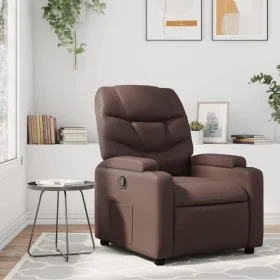 Brown Faux Leather Recliner by , Armchairs - Ref: Foro24-372467, Price: 199,84 €, Discount: %