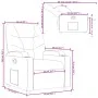 Sillón reclinable de cuero sintético marrón de , Sillones - Ref: Foro24-372467, Precio: 199,84 €, Descuento: %