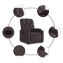 Dunkelbrauner Stoffsessel von , Sessel - Ref: Foro24-372484, Preis: 191,51 €, Rabatt: %