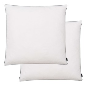 Almohadas de plumón/plumas 80x80 cm blanco 2 unidades