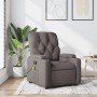 Sillón de masaje reclinable de tela gris taupé de , Sillones - Ref: Foro24-372499, Precio: 239,76 €, Descuento: %