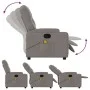 Taupe gray fabric reclining massage chair by , Armchairs - Ref: Foro24-372499, Price: 235,66 €, Discount: %