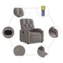 Taupe gray fabric reclining massage chair by , Armchairs - Ref: Foro24-372499, Price: 235,66 €, Discount: %