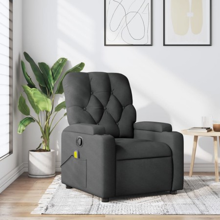Dark Gray Fabric Reclining Massage Chair by , Armchairs - Ref: Foro24-372492, Price: 272,96 €, Discount: %