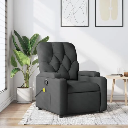 Dark Gray Fabric Reclining Massage Chair by , Armchairs - Ref: Foro24-372492, Price: 269,18 €, Discount: %