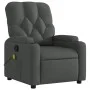 Dark Gray Fabric Reclining Massage Chair by , Armchairs - Ref: Foro24-372492, Price: 269,18 €, Discount: %