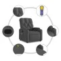 Liegender Massagesessel aus dunkelgrauem Stoff von , Sessel - Ref: Foro24-372492, Preis: 269,18 €, Rabatt: %