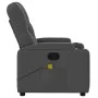 Dark Gray Fabric Reclining Massage Chair by , Armchairs - Ref: Foro24-372492, Price: 269,18 €, Discount: %