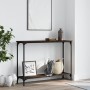 Oak brown engineered wood console table 101x30.5x75 cm by , Side tables - Ref: Foro24-837706, Price: 41,45 €, Discount: %