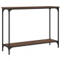 Oak brown engineered wood console table 101x30.5x75 cm by , Side tables - Ref: Foro24-837706, Price: 41,45 €, Discount: %