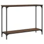 Oak brown engineered wood console table 101x30.5x75 cm by , Side tables - Ref: Foro24-837706, Price: 40,96 €, Discount: %