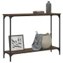 Oak brown engineered wood console table 101x30.5x75 cm by , Side tables - Ref: Foro24-837706, Price: 40,96 €, Discount: %