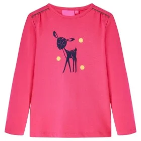 Knallrosa Langarm-T-Shirt für Kinder 92 von , Kinder-T-Shirts - Ref: Foro24-13529, Preis: 8,32 €, Rabatt: %