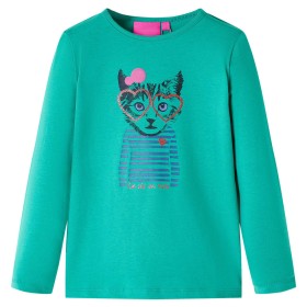 Hellgrünes Langarm-T-Shirt für Kinder 116 von , Kinder-T-Shirts - Ref: Foro24-13581, Preis: 8,66 €, Rabatt: %