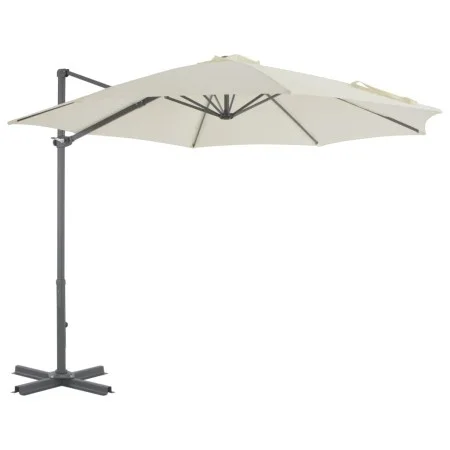 Ampelschirm mit Aluminiummast 300 cm Sand von vidaXL, Sonnenschirme - Ref: Foro24-44620, Preis: 183,91 €, Rabatt: %