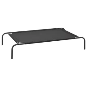 Textilene Black Elevated Dog Bed L by vidaXL, Beds for dogs - Ref: Foro24-170662, Price: 23,60 €, Discount: %