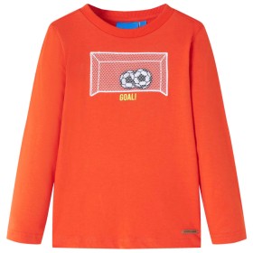 Leuchtendes orangefarbenes 92-Langarm-T-Shirt für Kinder von , Kinder-T-Shirts - Ref: Foro24-12719, Preis: 8,60 €, Rabatt: %