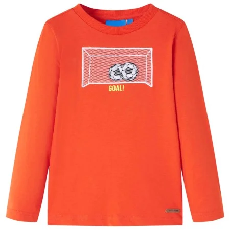 Leuchtendes orangefarbenes 92-Langarm-T-Shirt für Kinder von , Kinder-T-Shirts - Ref: Foro24-12719, Preis: 8,52 €, Rabatt: %