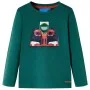 Grünes Langarm-T-Shirt für Kinder 128 von , Kinder-T-Shirts - Ref: Foro24-12877, Preis: 8,52 €, Rabatt: %